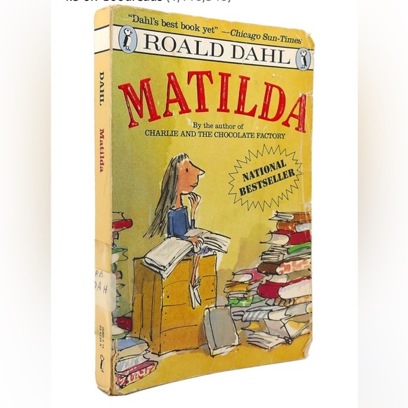 Indigo Other - Matilda story by Roald Dahl - Yellow and Red